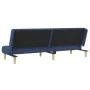 Sofá cama de 2 plazas tela azul de , Sofás - Ref: Foro24-375830, Precio: 242,85 €, Descuento: %