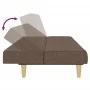 Two-seater sofa bed in gray taupe fabric by , Sofas - Ref: Foro24-375832, Price: 233,72 €, Discount: %