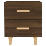 Mesitas de noche 2 unidades roble marrón 40x35x47,5 cm de vidaXL, Mesitas de noche - Ref: Foro24-817290, Precio: 80,49 €, Des...