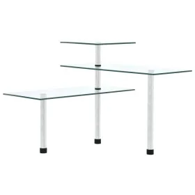 Estantería de cocina de esquina 3 niveles vidrio templado de vidaXL, Especieros - Ref: Foro24-249502, Precio: 24,10 €, Descue...