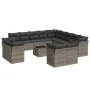 Set de sofás de jardín 14 pzas con cojines ratán sintético gris de , Conjuntos de jardín - Ref: Foro24-3218560, Precio: 872,2...