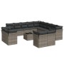 Set de sofás de jardín 14 pzas con cojines ratán sintético gris de , Conjuntos de jardín - Ref: Foro24-3218560, Precio: 872,2...