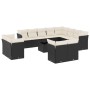Set de sofás de jardín y cojines 13 pzas ratán sintético negro de , Conjuntos de jardín - Ref: Foro24-3218536, Precio: 783,61...