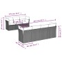 Set de sofás de jardín 8 pzas y cojines ratán sintético gris de , Conjuntos de jardín - Ref: Foro24-3223505, Precio: 470,79 €...
