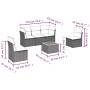 Set de muebles de jardín 6 pzas y cojines ratán sintético gris de , Conjuntos de jardín - Ref: Foro24-3223547, Precio: 339,34...