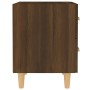 Mesitas de noche 2 unidades roble marrón 40x35x47,5 cm de vidaXL, Mesitas de noche - Ref: Foro24-817290, Precio: 80,49 €, Des...
