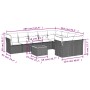 Set de sofás de jardín 10 pzas cojines ratán sintético negro de , Conjuntos de jardín - Ref: Foro24-3223816, Precio: 535,05 €...
