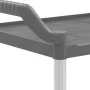 Carrito de 3 niveles aluminio gris 99x50x96 cm de , Carros de cocina y comedor - Ref: Foro24-30319, Precio: 100,30 €, Descuen...