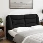 Cabecero de cama acolchado tela negro 140 cm de , Cabeceros y pies de cama - Ref: Foro24-374578, Precio: 76,99 €, Descuento: %