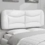 Weißes gepolstertes Bettkopfteil aus Kunstleder, 140 cm von , Kopf- und Fußteile - Ref: Foro24-374584, Preis: 66,67 €, Rabatt: %