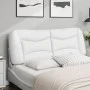 Weißes gepolstertes Bettkopfteil aus Kunstleder, 140 cm von , Kopf- und Fußteile - Ref: Foro24-374584, Preis: 66,67 €, Rabatt: %