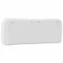 Cabecero de cama acolchado cuero sintético blanco 140 cm de , Cabeceros y pies de cama - Ref: Foro24-374584, Precio: 66,67 €,...