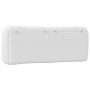 Cabecero de cama acolchado cuero sintético blanco 140 cm de , Cabeceros y pies de cama - Ref: Foro24-374584, Precio: 67,32 €,...