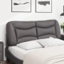 Cabecero de cama acolchado cuero sintético gris 140 cm de , Cabeceros y pies de cama - Ref: Foro24-374586, Precio: 76,16 €, D...