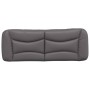 Cabecero de cama acolchado cuero sintético gris 140 cm de , Cabeceros y pies de cama - Ref: Foro24-374586, Precio: 76,16 €, D...