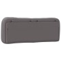 Cabecero de cama acolchado cuero sintético gris 140 cm de , Cabeceros y pies de cama - Ref: Foro24-374586, Precio: 76,16 €, D...