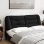 Cabecero de cama acolchado tela negro 160 cm de , Cabeceros y pies de cama - Ref: Foro24-374590, Precio: 86,12 €, Descuento: %