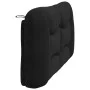 Cabecero de cama acolchado tela negro 160 cm de , Cabeceros y pies de cama - Ref: Foro24-374590, Precio: 86,12 €, Descuento: %