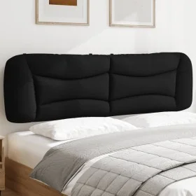 Cabecero de cama acolchado tela negro 180 cm de , Cabeceros y pies de cama - Ref: Foro24-374602, Precio: 61,07 €, Descuento: %