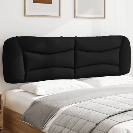 Cabecero de cama acolchado tela negro 180 cm de , Cabeceros y pies de cama - Ref: Foro24-374602, Precio: 69,10 €, Descuento: %