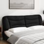 Cabecero de cama acolchado tela negro 180 cm de , Cabeceros y pies de cama - Ref: Foro24-374602, Precio: 69,10 €, Descuento: %