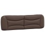 Cabecero de cama acolchado cuero sintético marrón 180 cm de , Cabeceros y pies de cama - Ref: Foro24-374609, Precio: 83,05 €,...