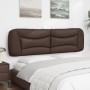 Cabecero de cama acolchado cuero sintético marrón 180 cm de , Cabeceros y pies de cama - Ref: Foro24-374609, Precio: 83,05 €,...