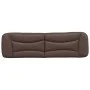 Cabecero de cama acolchado cuero sintético marrón 180 cm de , Cabeceros y pies de cama - Ref: Foro24-374609, Precio: 81,95 €,...