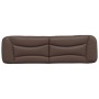 Cabecero de cama acolchado cuero sintético marrón 180 cm de , Cabeceros y pies de cama - Ref: Foro24-374609, Precio: 83,05 €,...