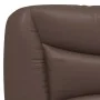 Cabecero de cama acolchado cuero sintético marrón 180 cm de , Cabeceros y pies de cama - Ref: Foro24-374609, Precio: 81,95 €,...