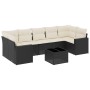 Set de sofás de jardín 8 piezas y cojines ratán sintético negro de , Conjuntos de jardín - Ref: Foro24-3218726, Precio: 462,8...