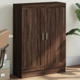 Armario de madera de ingeniería roble oscuro 82,5x30,5x115 cm de , Librerías y estanterías - Ref: Foro24-833788, Precio: 73,9...