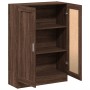 Armario de madera de ingeniería roble oscuro 82,5x30,5x115 cm de , Librerías y estanterías - Ref: Foro24-833788, Precio: 74,6...
