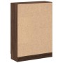 Armario de madera de ingeniería roble oscuro 82,5x30,5x115 cm de , Librerías y estanterías - Ref: Foro24-833788, Precio: 74,6...