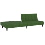 Sofá cama de 2 plazas terciopelo verde oscuro de , Sofás - Ref: Foro24-375765, Precio: 229,10 €, Descuento: %