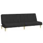 Sofá cama de 2 plazas tela negro de , Sofás - Ref: Foro24-375828, Precio: 241,66 €, Descuento: %