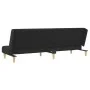 Sofá cama de 2 plazas tela negro de , Sofás - Ref: Foro24-375828, Precio: 241,66 €, Descuento: %