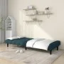 Sofá cama de 2 plazas terciopelo azul de , Sofás - Ref: Foro24-375840, Precio: 229,59 €, Descuento: %