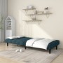 Sofá cama de 2 plazas terciopelo azul de , Sofás - Ref: Foro24-375840, Precio: 233,63 €, Descuento: %