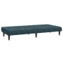 Sofá cama de 2 plazas terciopelo azul de , Sofás - Ref: Foro24-375840, Precio: 233,63 €, Descuento: %