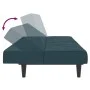 Sofá cama de 2 plazas terciopelo azul de , Sofás - Ref: Foro24-375840, Precio: 229,59 €, Descuento: %