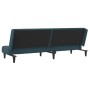Sofá cama de 2 plazas terciopelo azul de , Sofás - Ref: Foro24-375840, Precio: 233,63 €, Descuento: %