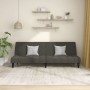 Sofá cama de 2 plazas terciopelo gris oscuro de , Sofás - Ref: Foro24-375842, Precio: 246,91 €, Descuento: %