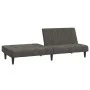 Sofá cama de 2 plazas terciopelo gris oscuro de , Sofás - Ref: Foro24-375842, Precio: 241,02 €, Descuento: %