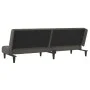 Sofá cama de 2 plazas terciopelo gris oscuro de , Sofás - Ref: Foro24-375842, Precio: 241,02 €, Descuento: %