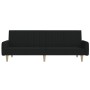 Sofá cama de 2 plazas tela negro de , Sofás - Ref: Foro24-375854, Precio: 270,80 €, Descuento: %