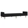 2 seater black fabric sofa bed by , Sofas - Ref: Foro24-375854, Price: 256,59 €, Discount: %