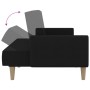 Sofá cama de 2 plazas tela negro de , Sofás - Ref: Foro24-375854, Precio: 270,80 €, Descuento: %
