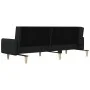 2 seater black fabric sofa bed by , Sofas - Ref: Foro24-375854, Price: 256,59 €, Discount: %