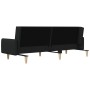 Sofá cama de 2 plazas tela negro de , Sofás - Ref: Foro24-375854, Precio: 270,80 €, Descuento: %